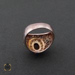3 انگشتر عقیق یمن مردانه - کد 8620 - تصویر 3