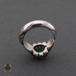 3 انگشتر زمرد اتیوپی مردانه ارزشمند - کد 8587 - تصویر 3