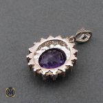 مدال آمتیست و مارکازیت زنانه طرح کیمیا - کد 3142 - تصویر 3