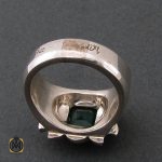 3 انگشتر زمرد زامبیا فاخر و ارزشمند - کد 8623 - تصویر 3
