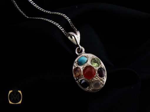 مدال هفت نگین نقره اسپرت - کد 3066 - تصویر 5