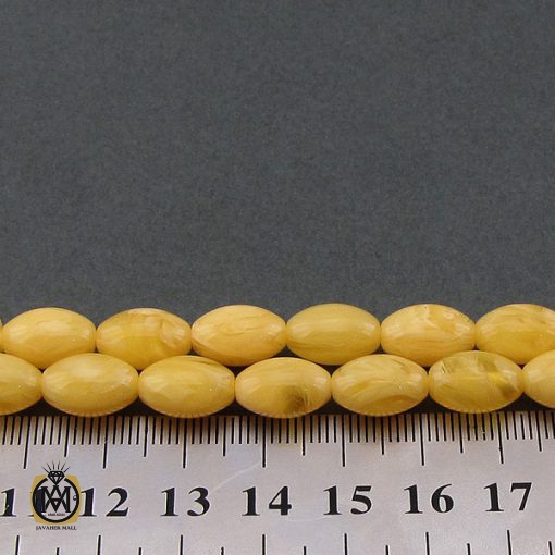 تسبیح 33 دانه کهربای پودری - کد 4118 - تصویر 4