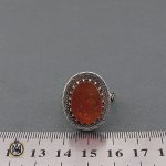 4 انگشتر عقیق یمن با حکاکی هو الحی القیوم - کد 8663 - تصویر 5