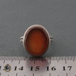 4 انگشتر عقیق یمن با حکاکی ماشاء الله لاقوه الا به الله - کد 8669 - تصویر 4