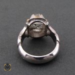 4 انگشتر کوارتز رُتایل مردانه اصل و معدنی - کد 8683 - تصویر 4