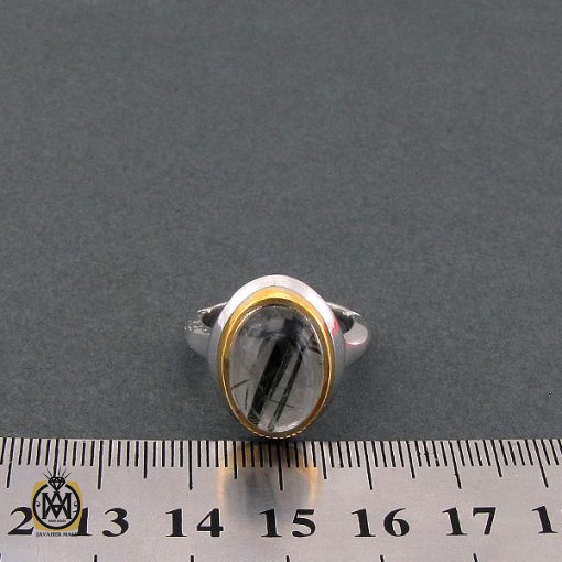 انگشتر دُر نجف مردانه - کد 8684 - تصویر 4