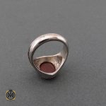 4 انگشتر عقیق یمن مردانه با حکاکی العزه لله جمیعا استاد حیدر - کد 8601 - تصویر 4