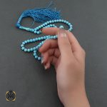 4 تسبیح فیروزه مصری 101 دانه فاخر و ارزشمند - کد 4119 - تصویر 4