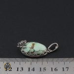 مدال فیروزه نیشابوری و مارکازیت زنانه طرح آوینا - کد 3145 - تصویر 4