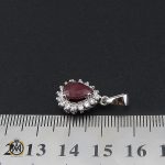 4 مدال یاقوت سرخ زنانه طرح هستی - کد 3150 - تصویر 4