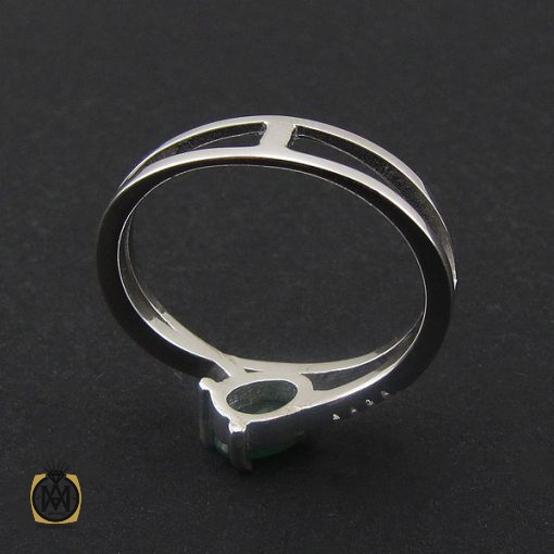 سرویس زمرد زنانه اصل و معدنی طرح سایان - کد 7108 - تصویر 4