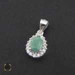 سرویس زمرد اصل زنانه طرح شادان - کد 7110 - تصویر 4