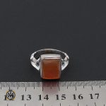 انگشتر عقیق یمن مردانه دست ساز - کد 8760 - تصویر 4