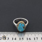 4 انگشتر فیروزه نیشابوری مردانه - کد 8763 - تصویر 4