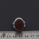 4 انگشتر عقیق یمن مردانه با حکاکی ومن یتق الله استاد رائف – کد 8782 - تصویر 4