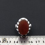 انگشتر عقیق یمن مردانه با حکاکی ومن یتق الله استاد رائف – کد 8783 - تصویر 4