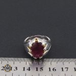 4 انگشتر یاقوت سرخ مردانه هنر دست استاد شرفیان – کد 8794 - تصویر 4