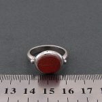 4 انگشتر عقیق یمن با حکاکی ومن یتق الله - کد 8676 - تصویر 6