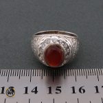 انگشتر عقیق یمن مردانه - کد 8621 - تصویر 4