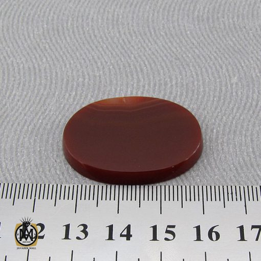 نگین تک عقیق قرمز درشت – کد 9048 - تصویر 4