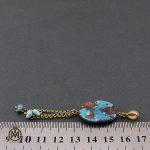 مدال فیروزه نیشابوری زنانه طرح آدرینا - کد 3120 - تصویر 4