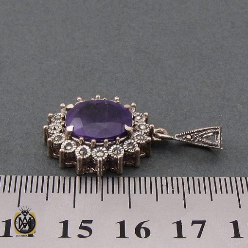 مدال آمتیست و مارکازیت زنانه طرح کیمیا - کد 3142 - تصویر 4