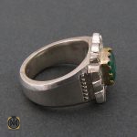 4 انگشتر زمرد زامبیا فاخر و ارزشمند - کد 8623 - تصویر 4