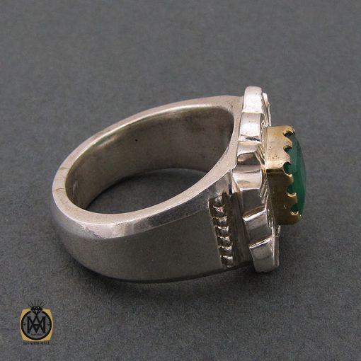 انگشتر زمرد زامبیا فاخر و ارزشمند - کد 8623 - تصویر 4