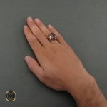 5 انگشتر یاقوت سرخ آفریقایی مردانه اصل - کد 8697 - تصویر 5