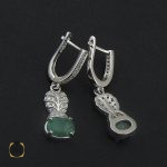 سرویس زمرد زنانه طرح سونیا - کد 7109 - تصویر 5