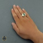 5 انگشتر زمرد زامبیا مردانه لوکس و معدنی - کد 8585 - تصویر 5