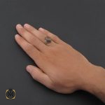 انگشتر عقیق باباقوری یمنی مردانه اصل و خوش رنگ – کد 8781 - تصویر 5