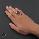 5 انگشتر عقیق یمن مردانه با حکاکی ومن یتق الله استاد رائف – کد 8782 - تصویر 5
