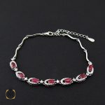 5 سرویس یاقوت سرخ زنانه طرح روشنا - کد 7121 - تصویر 5