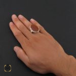 5 انگشتر عقیق قرمز مردانه با حکاکی وان یکاد - کد 8632 - تصویر 5