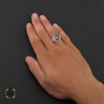5 انگشتر حدید سینی مردانه با حکاکی الله و پنج تن - کد 8657 - تصویر 5