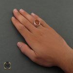 5 انگشتر عقیق یمن با حکاکی شرف الشمس اثر استاد ضابطی - کد 8668 - تصویر 5