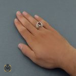 6 انگشتر عقیق یمن مردانه - کد 8614 - تصویر 6