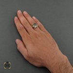 6 انگشتر کوارتز رُتایل مردانه اصل و معدنی - کد 8683 - تصویر 6