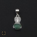 سرویس زمرد زنانه طرح سونیا - کد 7109 - تصویر 6