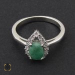 سرویس زمرد اصل زنانه طرح شادان - کد 7110 - تصویر 6