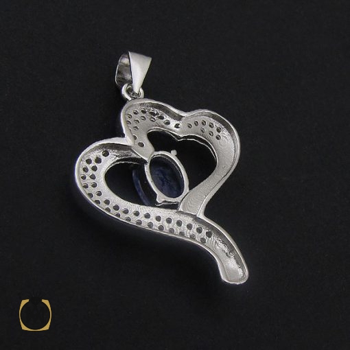 سرویس یاقوت کبود زنانه طرح گلبرگ - کد 7119 - تصویر 6