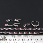 6 سرویس یاقوت سرخ زنانه طرح روشنا - کد 7121 - تصویر 6