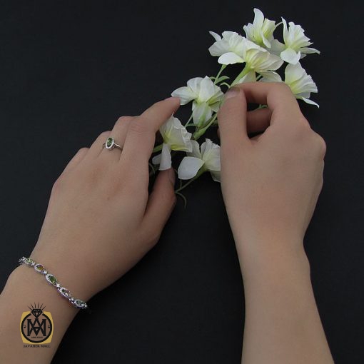 سرویس تورمالین زنانه طرح ساتیا - 7127 - تصویر 6