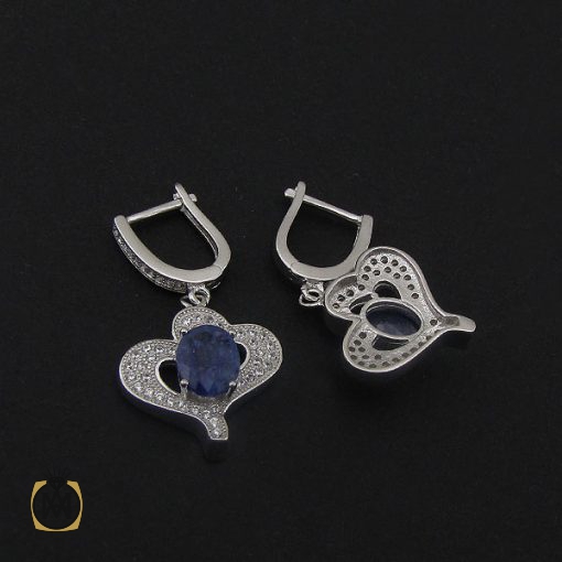 سرویس یاقوت کبود زنانه طرح گلبرگ - کد 7119 - تصویر 7