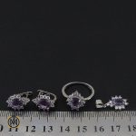 8 سرویس آمتیست زنانه طرح آروشا - کد 7105 - تصویر 8