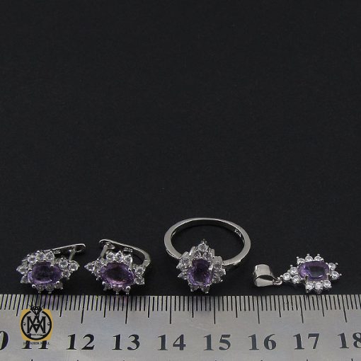 سرویس آمتیست زنانه طرح آروشا - کد 7105 - تصویر 8