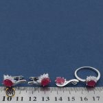 سرویس یاقوت سرخ زنانه طرح مارینا - کد 7117 - تصویر 8