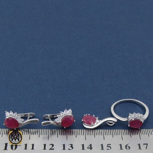 سرویس یاقوت سرخ زنانه طرح مارینا - کد 7117 - تصویر 8