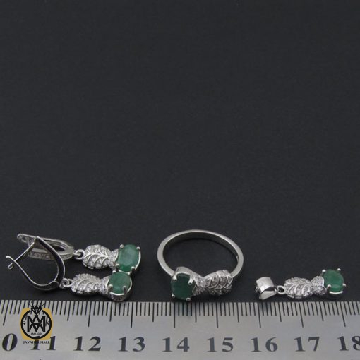 سرویس زمرد زنانه طرح سونیا - کد 7109 - تصویر 8